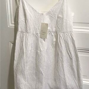 A New Day Textured White Dress